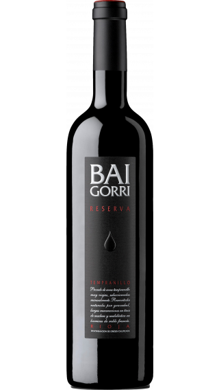 Bottle of Baigorri Reserva Rioja 2015 wine 750 ml