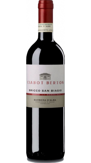 Bottle of Ciabot Berton Barbera Bricco San Biagio 2015 wine 750 ml