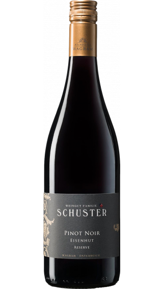 Bottle of Schuster Eisenhut Reserve Pinot Noir 2017 wine 750 ml