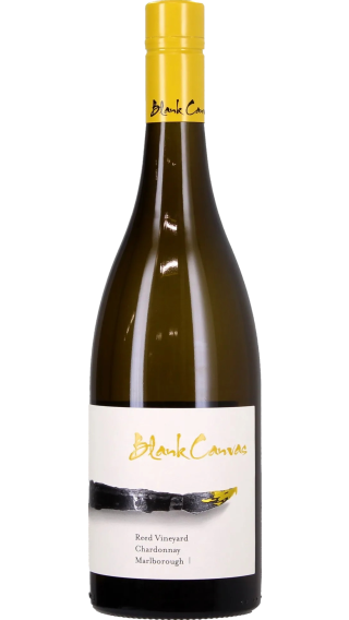 Bottle of Blank Canvas Reed Chardonnay 2021 wine 750 ml