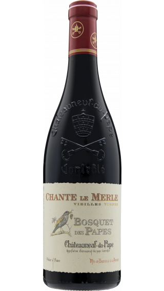 Bottle of Bosquet des Papes Chante Le Merle Vieilles Vignes Chateauneuf Du Pape 2018 wine 750 ml