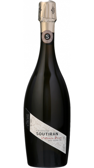 Bottle of Champagne Soutiran Collection Privee Brut Grand Cru wine 750 ml