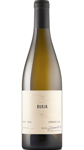 Bottle of Burja Bela 2021 wine 750 ml
