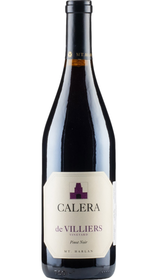 Bottle of Calera De Villiers Vineyard Pinot Noir 2017 wine 750 ml