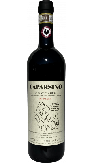 Bottle of Caparsa Caparsino Chianti Classico Riserva 2019 wine 750 ml