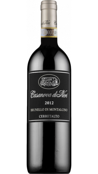 Bottle of Casanova di Neri Cerretalto Brunello di Montalcino 2012 wine 750 ml