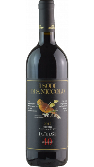 Bottle of Castellare di Castellina I Sodi Di San Niccolo 2017 wine 750 ml