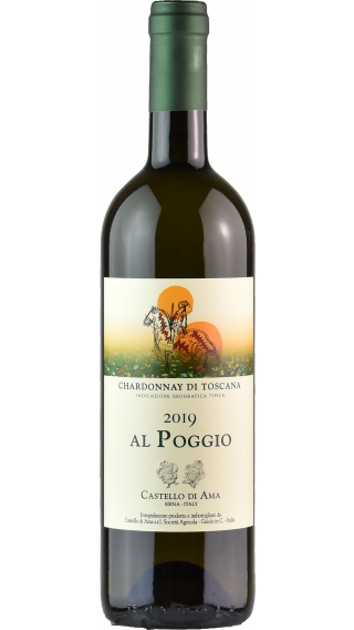Bottle of Castello di Ama Al Poggio Chardonnay 2019 wine 750 ml