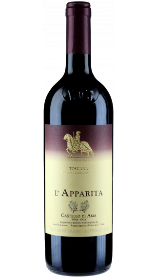 Bottle of Castello di Ama L'Apparita 2017 wine 750 ml