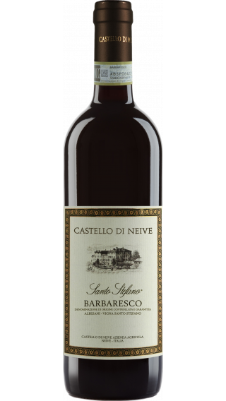 Bottle of Castello di Neive Santo Stefano Barbaresco 2018 wine 750 ml