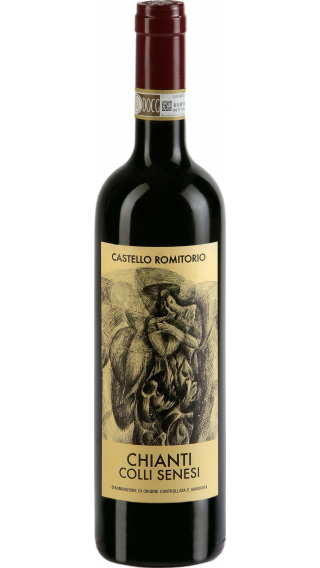 Bottle of Castello Romitorio Chianti Colli Senesi 2019 wine 750 ml