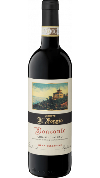 Bottle of Castello di Monsanto Chianti Classico Gran Selezione Il Poggio 2017 wine 750 ml