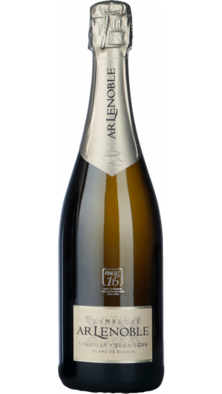 Bottle of Champagne AR Lenoble Blanc de Blancs Chouilly Grand Cru wine 750 ml