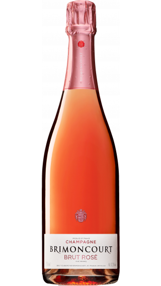 Bottle of Champagne Brimoncourt Rose Brut wine 750 ml