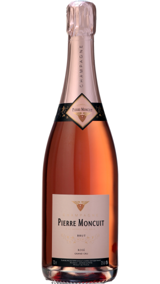 Bottle of Champagne Pierre Moncuit Grand Cru Brut Rose wine 750 ml