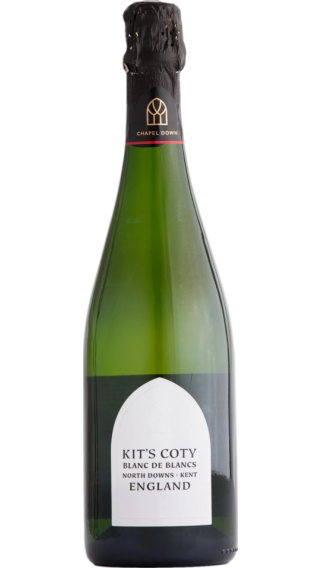Bottle of Chapel Down Kit's Coty Blanc de Blancs 2017 wine 750 ml