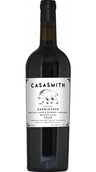 Bottle of Charles Smith CasaSmith Cinghiale Sangiovese 2020 wine 750 ml