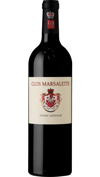 Bottle of Chateau Clos Marsalette Pessac-Leognan 2017 wine 750 ml