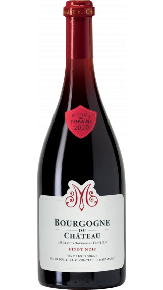Bottle of Chateau de Marsannay Bourgogne Cote d'Or 2020 wine 750 ml