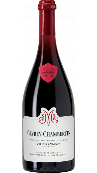 Bottle of Chateau de Marsannay Gevrey Chambertin Vieilles Vignes 2020 wine 750 ml