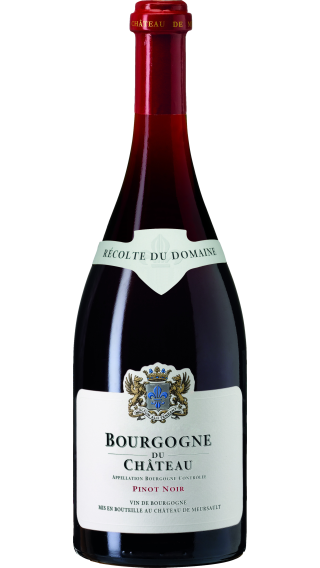 Bottle of Chateau de Meursault Bourgogne Pinot Noir 2022 wine 750 ml