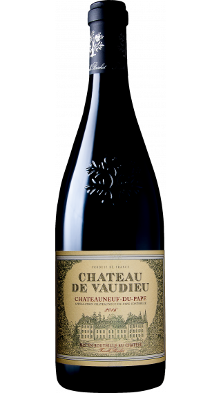 Bottle of Chateau de Vaudieu Chateauneuf Du Pape 2016 wine 750 ml
