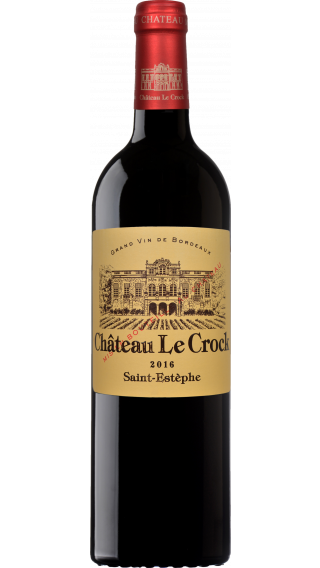 Bottle of Chateau Leoville Poyferre Chateau Le Crock 2016 wine 750 ml