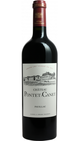 Bottle of Chateau Pontet-Canet 2014 wine 750 ml
