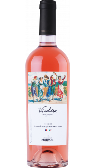 Bottle of Chateau Purcari Vinohora Rose 2019 wine 750 ml