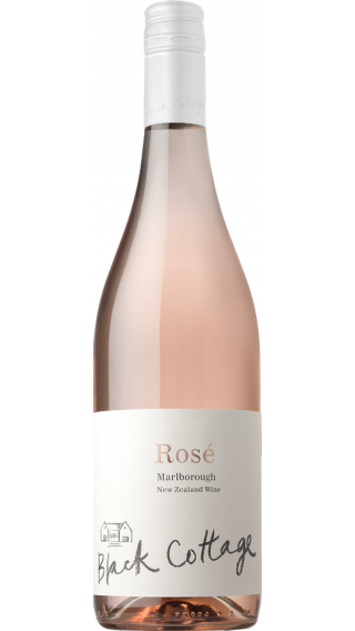 Bottle of Black Cottage Rose 2021 wine 750 ml