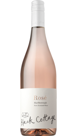 Bottle of Black Cottage Rose 2023 wine 750 ml