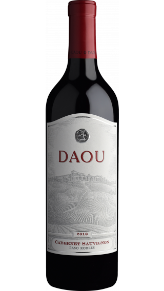 Bottle of DAOU Cabernet Sauvignon 2018 wine 750 ml