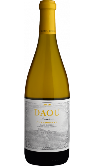 Bottle of DAOU Reserve Chardonnay 2019 wine 750 ml