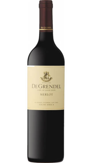 Bottle of De Grendel Merlot 2019 wine 750 ml