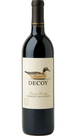 Bottle of Duckhorn Decoy Cabernet Sauvignon 2021 wine 750 ml