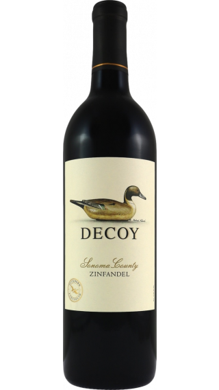 Bottle of Duckhorn Decoy Zinfandel 2019 wine 750 ml