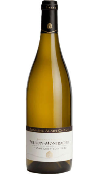 Bottle of Domaine Alain Chavy Puligny-Montrachet Premier Cru Les Folatieres 2020 wine 750 ml