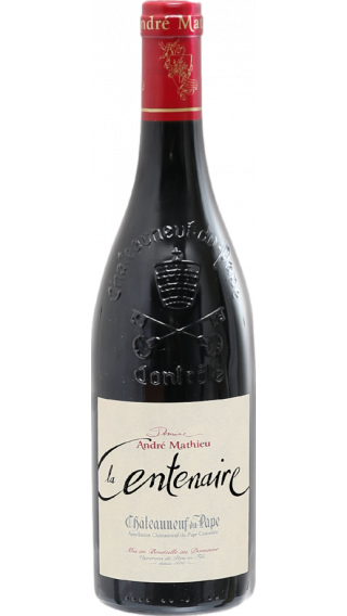 Bottle of Domaine Andre Mathieu La Centenaire Chateauneuf Du Pape 2019 wine 750 ml