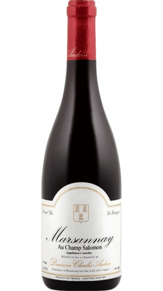 Bottle of Domaine Charles Audoin Au Champ Salomon Rouge 2020 wine 750 ml