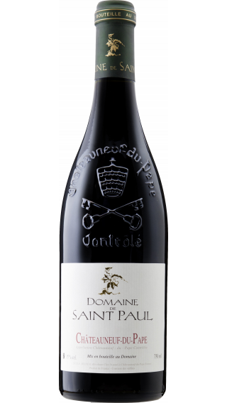 Bottle of Domaine de Saint Paul Chateauneuf Du Pape 2016 wine 750 ml