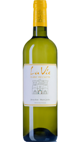 Bottle of Domaine du Castel La Vie Blanc 2023 wine 750 ml