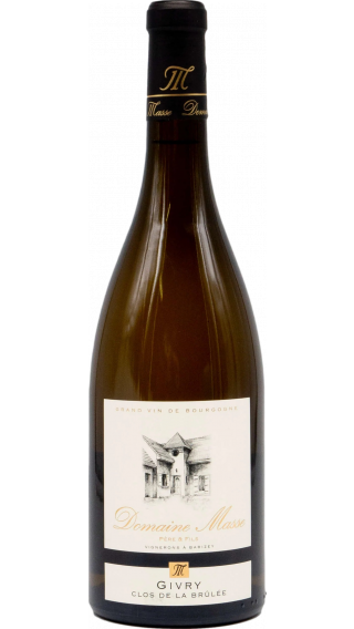 Bottle of Domaine Masse Givry Clos de la Brulee Blanc 2020 wine 750 ml