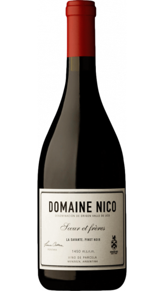 Bottle of Domaine Nico La Savante Pinot Noir 2020 wine 750 ml