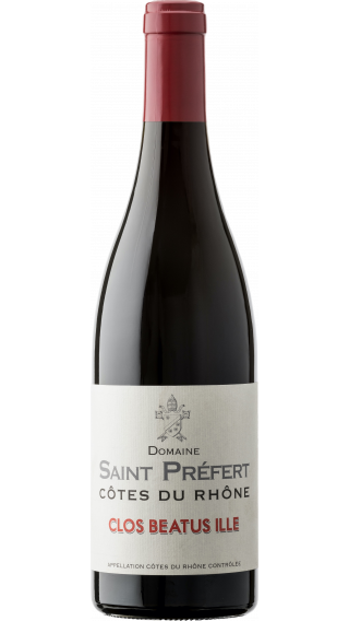 Bottle of Domaine St Prefert Cotes du Rhone Beatus Ille 2021 wine 750 ml