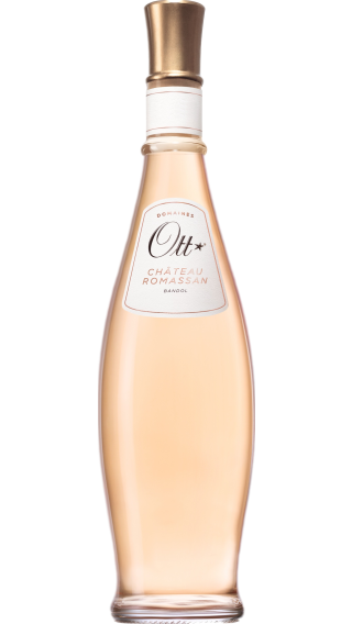 Bottle of Domaines Ott Chateau Romassan Bandol Rose 2021 wine 750 ml