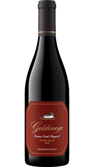 Bottle of Duckhorn  Goldeneye Gowan Creek Pinot Noir 2019 wine 750 ml