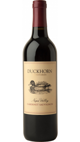 Bottle of Duckhorn Napa Valley Cabernet Sauvignon 2018 wine 750 ml