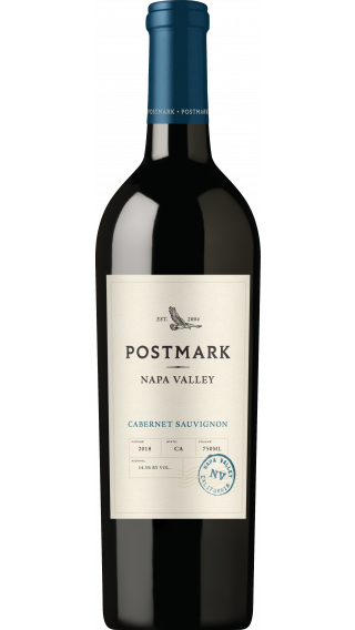 Bottle of Duckhorn Postmark Cabernet Sauvignon 2018 wine 750 ml