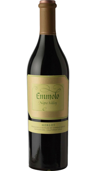 Bottle of Emmolo Merlot 2020 wine 750 ml