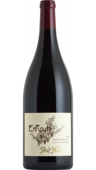 Bottle of EnRoute Les Pommiers Pinot Noir 2018 wine 750 ml